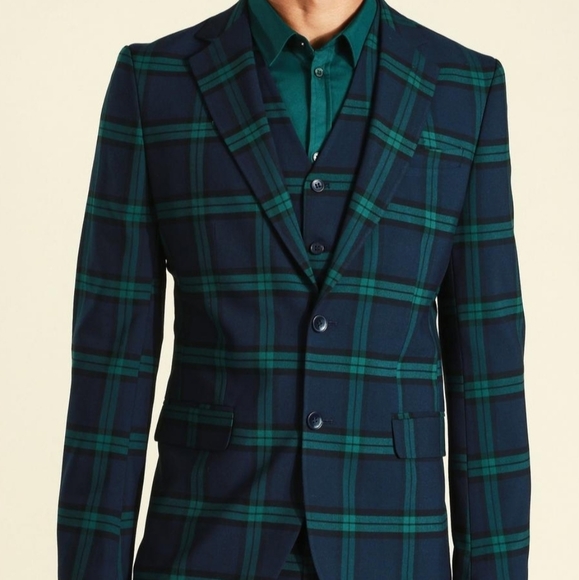 Squared Single Breasted Blazer - Picture 3 of 4